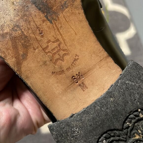 Vintage Brighton Slide-on Leather Shoes Made in Italy - Picture 5 of 14